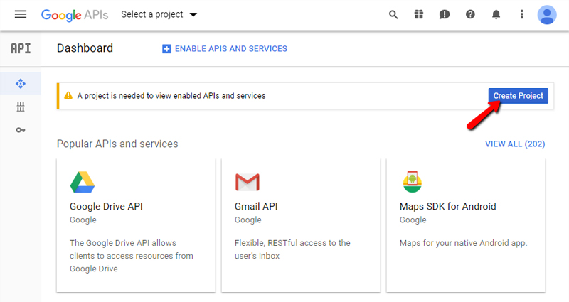 How to generate Google Maps API Key