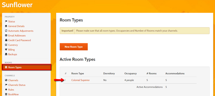 How to configure Channel Manager