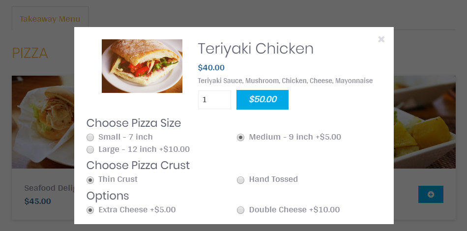 RMS - Takeaway orders