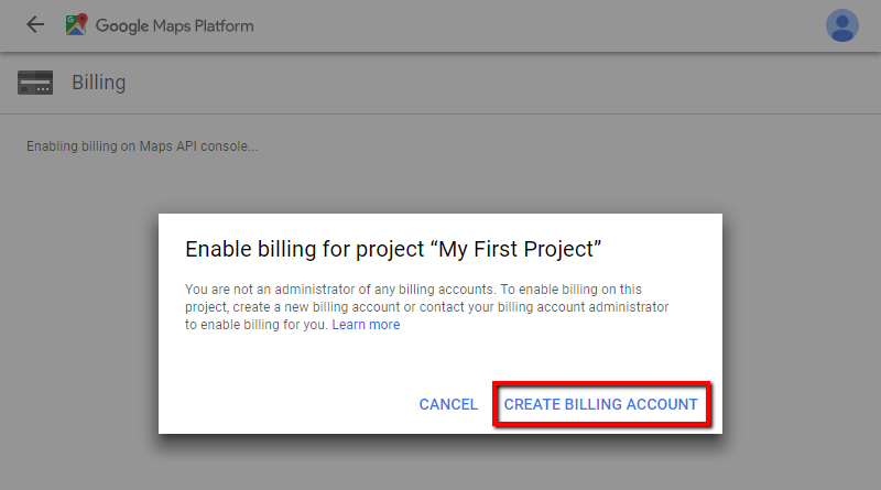 How to generate Google Maps API Key
