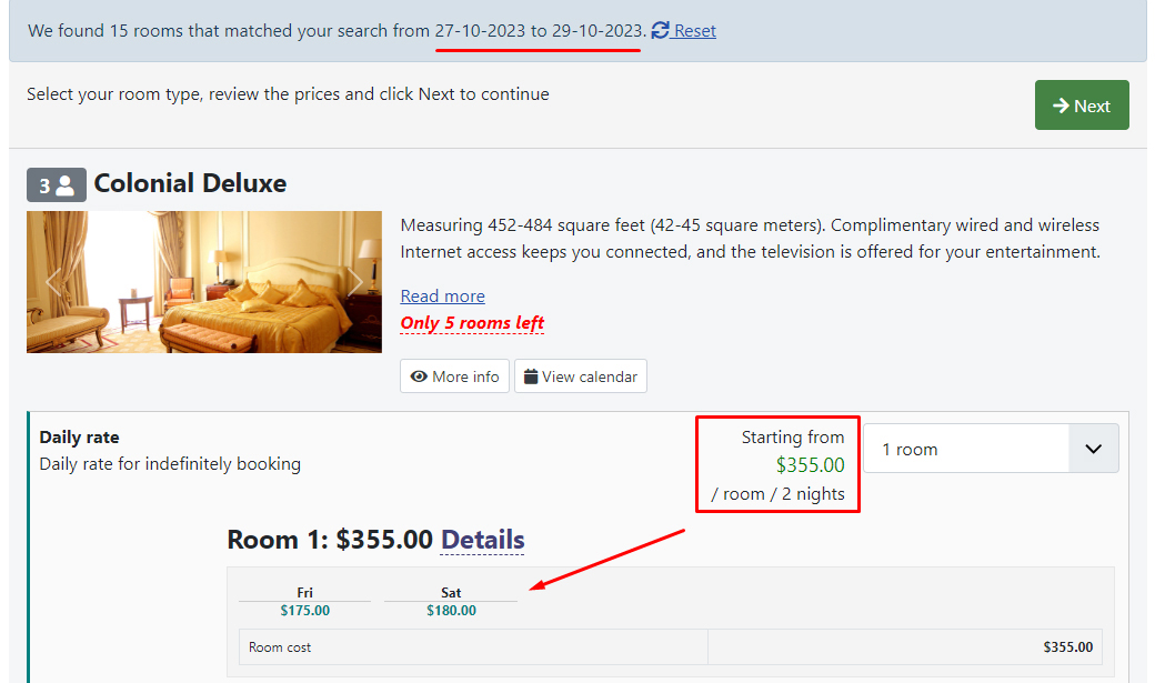 Rate plan configuration