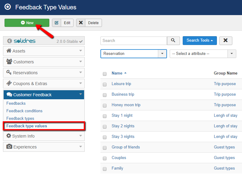 How to configure Feedback