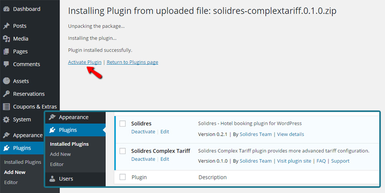 Tariff configuration