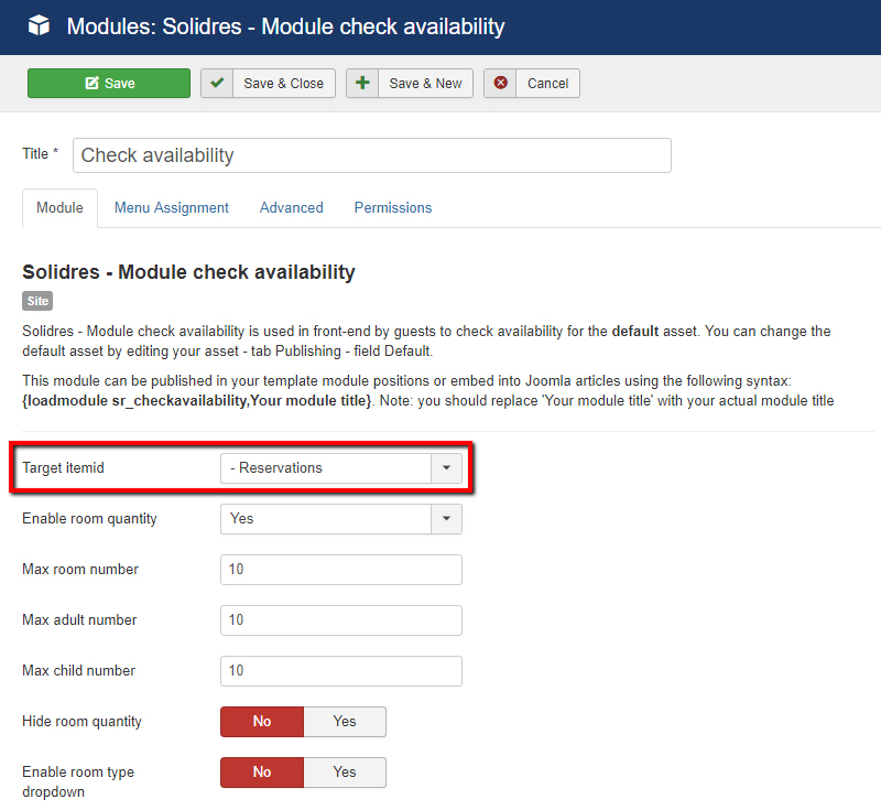 Initial configuration