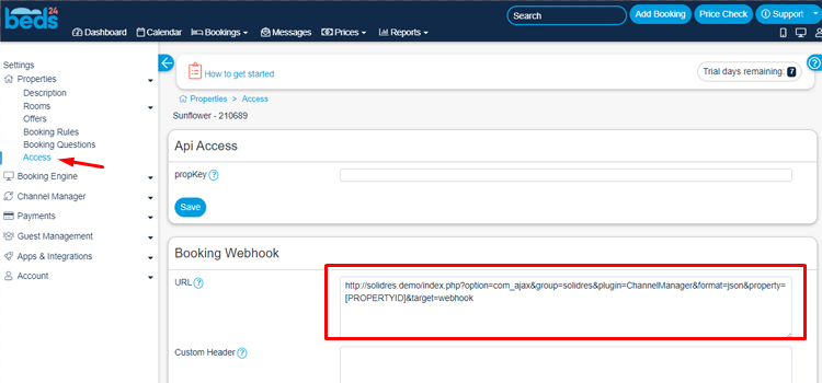 How to configure Beds24 Channel Manager