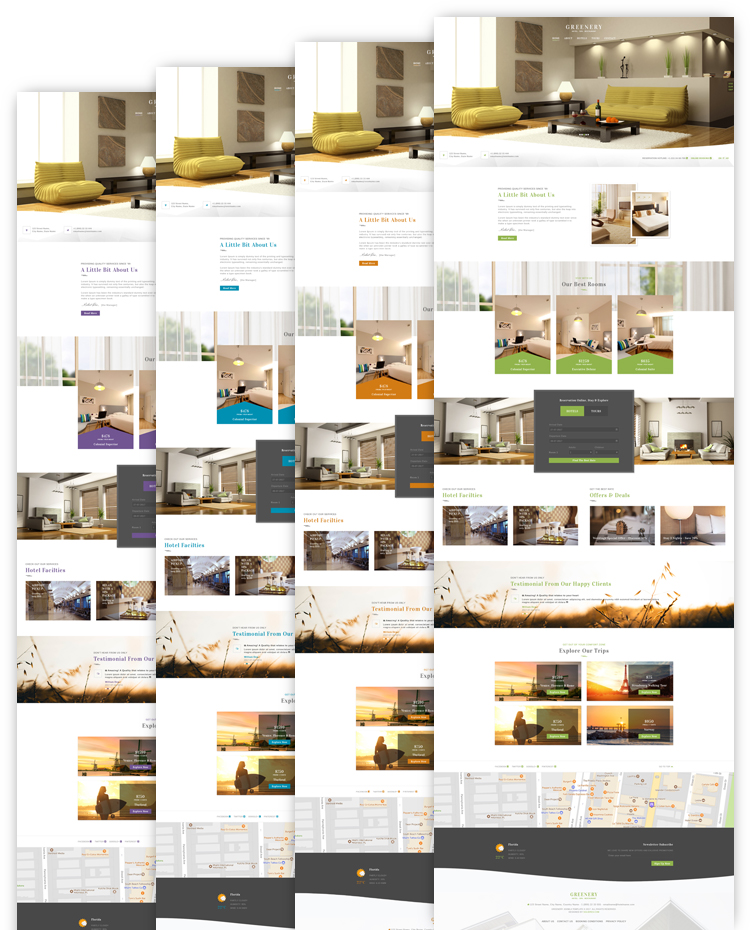 Greenery Joomla template